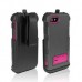 Противоударный чехол на iPhone 5/5s, Ballistic Hard Core Case Gray/Hot Pink